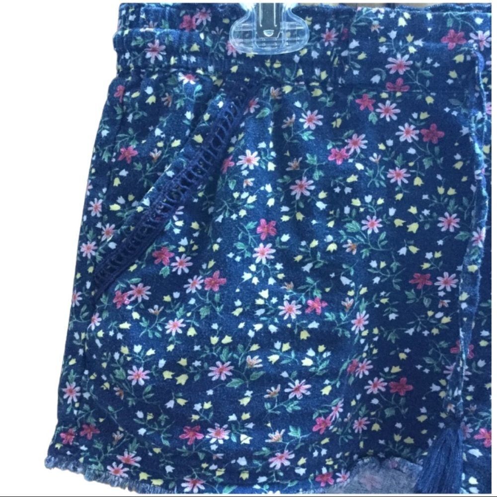 Jolt Relaxed Floral Tie Short Size 28 (Juniors 7) - Picture 4 of 10